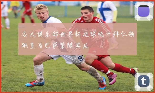 各大俱乐部世界杯进球统计拜仁领跑皇马巴萨紧随其后